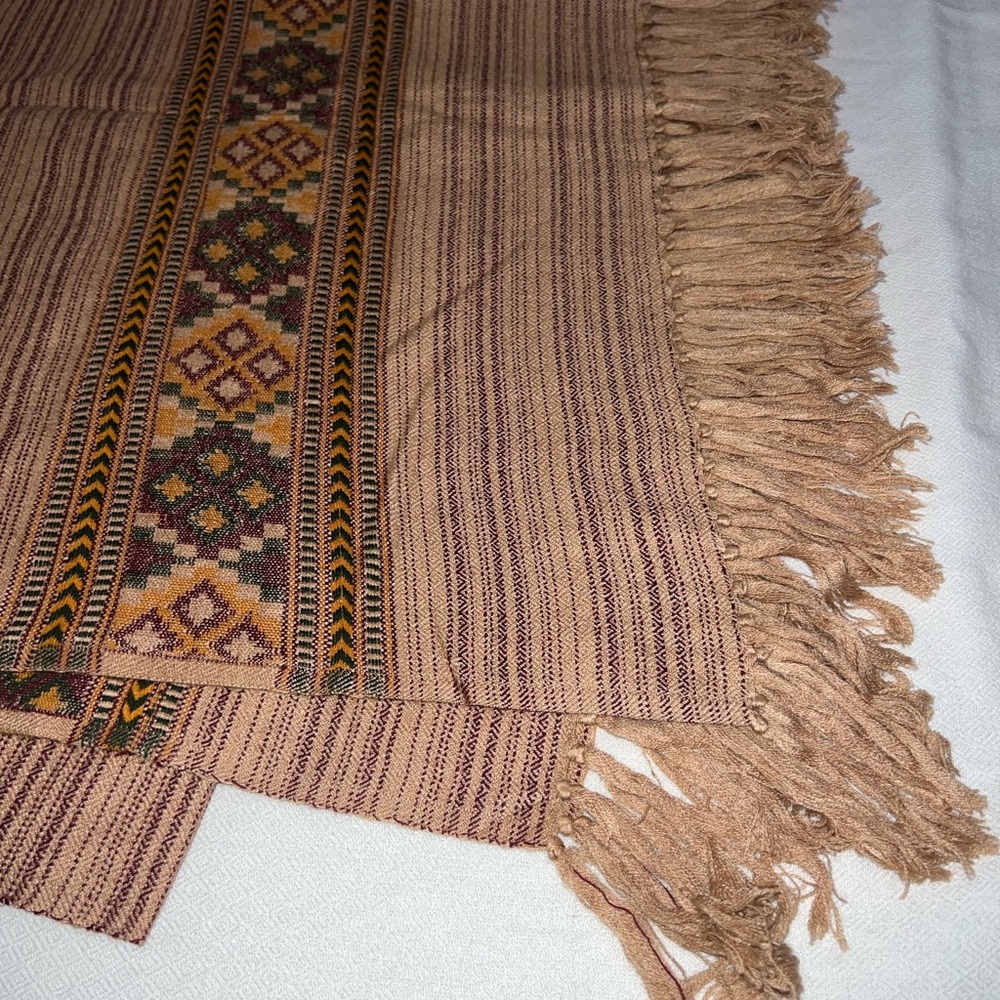 yak wool shawl, woolen throw, blanket scarf
